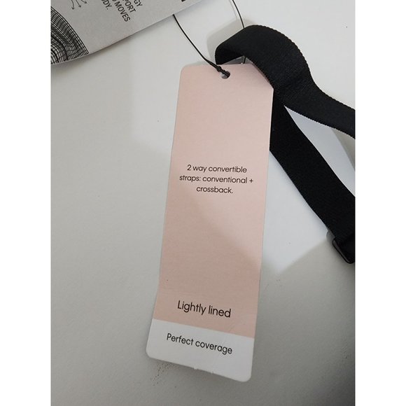 Calvin Klein Push Up Back Lightly Lined Bra Underwire Black Sz 34DDD QF 6617-001 - Picture 3 of 9